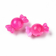 Acrylic Beads, Imitation Gemstone, Candy, Camellia, 9.5x18x10mm, Hole: 2.5mm, about 830pcs/500g(MACR-S375-004-A05)