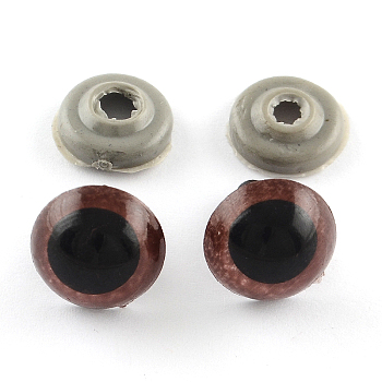 Craft Plastic Doll Eyes Stuffed Toy Eyes, Safety Eyes, Coconut Brown, 10mm