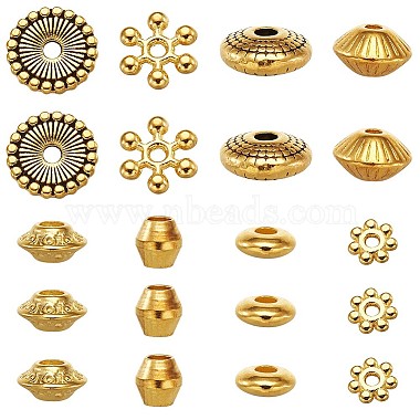 Alloy & Brass Spacer Beads(PALLOY-TA0001-50)-3