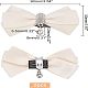 2 個の取り外し可能なポリエステル製ちょう結び靴の装飾(AJEW-FG0002-01A)-2