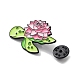 Flower Animals Alloy Enamel Pin Brooches(JEWB-C029-01B-EB)-3