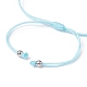 Fish & Starfish Synthetic Turquoise Braided Bead Bracelets(BJEW-JB09820)-3