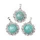 Natural Amazonite Pendants(GG-CBA0251-09B-P)-1