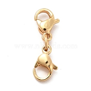 304 Stainless Steel Double Lobster Claw Clasps, Golden, 20mm(STAS-E178-01A-G)