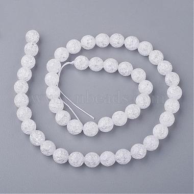 Chapelets de perles en quartz craquelé synthétique(G-SF8MM-44)-3