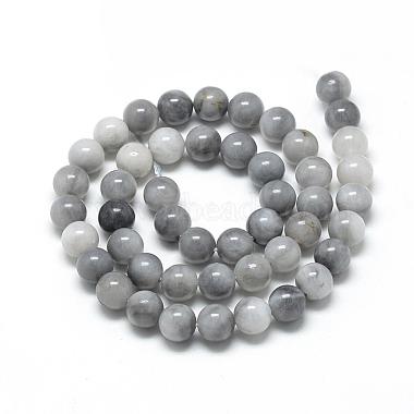 Brins de perles oeil de faucon naturel(G-R446-8mm-17)-2