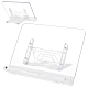 Foldable Rectangle Acrylic Desktop Display Stands(ODIS-WH0038-46)-1