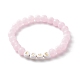 Round Imitation Gemstone & Plating Beads Stretch Bracelet Sets(BJEW-JB06409-01)-3