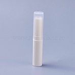 DIY Empty Lipstick Bottle, Lip Gloss Tube, Lip Balm Tube, with Cap, Floral White, 8.3x1.5cm, Capacity: 4g(DIY-WH0143-15)