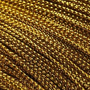 Metallic Thread, Embroidery Thread, Dyed, Gold, 0.8mm(AS008Y)