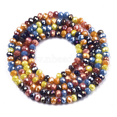 Electroplate Glass Beads Strands(X-EGLA-S192-001A-B04)-2