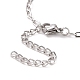 Non-Tarnish 304 Stainless Steel Cable Chain Bracelet for Men Women(BJEW-E031-05I-P)-3