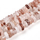 Natural Hematoid Quartz/Ferruginous Quartz Beads Strands(G-T141-25)-4