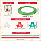Acrylic with Plastic Christmas Candy Beading Set(DIY-SC0026-81B)-2