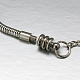 304 европейские круглые браслеты из змеиной цепи из нержавеющей стали(STAS-J015-04)-3