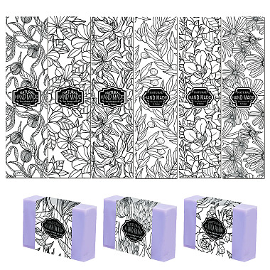White Paper Soap Wrappers