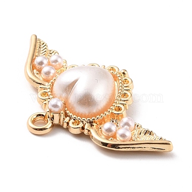 Plastic Imitation Pearl Pendants(FIND-I017-06G)-3