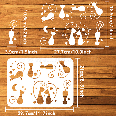 Plastic Drawing Painting Stencils Templates(DIY-WH0396-628)-2