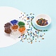 Perles de rocaille rondes en verre 7 couleurs(SEED-YW0001-24C-02)-8