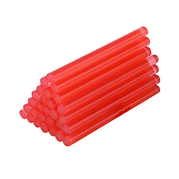 Glue Gun Sticks, Hot Melt Glue Adhesive Sticks for Glue Gun, Sealing Wax Accessories, Deep Pink, 10x0.7cm