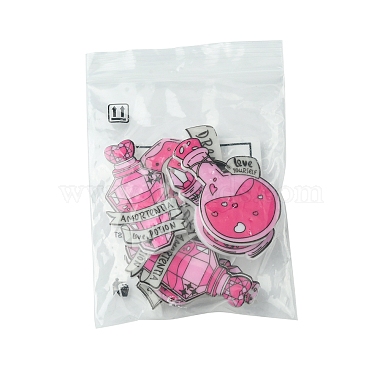 8Pcs 4 Styles Acrylic Pendants(MACR-FS0001-76)-6