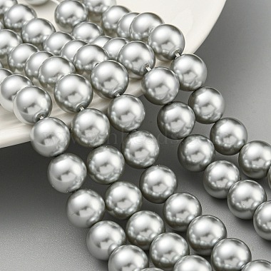 Glass Pearl Beads Strands(HY-G002-01E-04)-2