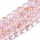 Transparent Spray Painted Glass Bead Strands(GLAA-N035-03A-B06)-1