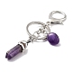 Natural & Synthetic Mixed Gemstone Keychain(KEYC-M022-05)-3