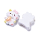 Opaque Cute Cat with Food Resin Decoden Cabochons(RESI-B024-09)-2