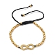 304 Edelstahl unendlich Link Armb&auml;nder(BJEW-F534-01G)-4