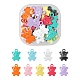 36Pcs 9 Colors Spray Painted Alloy Charms(X1-FIND-LS0001-55)-2