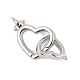 Brass Spring Gate Rings(X-KK-P299-08P)-1