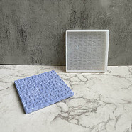 DIY Square Display Base Silicone Molds, Resin Casting Molds, for UV Resin, Epoxy Resin Craft Makinge, White, 95.5x95.5x10.5mm(DIY-P070-D04)