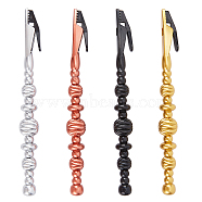 ELITE 4 Pcs 4 Colors PE Bracelet Helper, for Helping Jewelry Wearing Tool, Mixed Color, 17.5x1.7x1.8cm, 1pc/color(TOOL-PH0001-27)