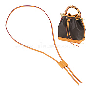 PU Imitation Leather Bag Drawstring Cord & Cord Slider Sets, for Bucket Bag Making, Chocolate, 915~930mm(DIY-WH0453-50A-02)