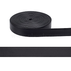 Flat PU Imitation Leather Cord, for Bag Strap Making, Black, 3/4 inch(20mm), about 5.47 Yards(5m)/Roll(SRIB-WH0011-164D)