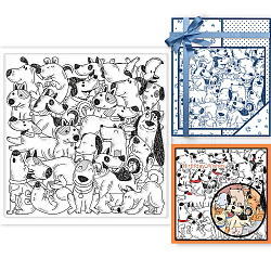 PVC Plastic Stamps, for DIY Scrapbooking, Photo Album Decorative, Cards Making, Stamp Sheets, Film Frame, Animal Pattern, 15x15cm(DIY-WH0372-0006)