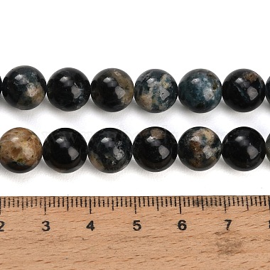 Natural Blue Tourmaline Beads Strands(GG-NH0002-A01-10mm)-4