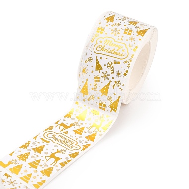 Christmas Themed Rectangle Roll Stickers(DIY-B045-01A)-3