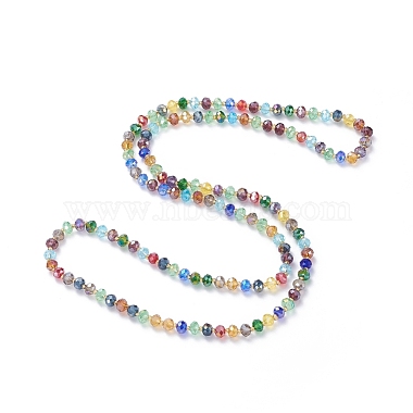 Electroplate Glass Beads Jewelry Sets(SJEW-JS01065)-4