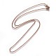 304 Stainless Steel Box Chain Necklaces(X-NJEW-F261-18RG)-1