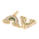 Rack Plating Brass Micro Pave Cubic Zirconia Charms(KK-F089-12G)-2