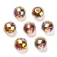 Placage uv perles européennes acryliques transparentes(OACR-F004-03C)-2