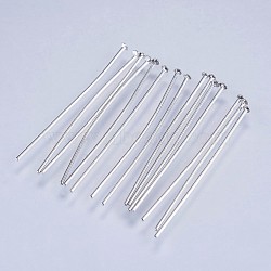 Tarnish Resistant 304 Stainless Steel Flat Head Pins, Stainless Steel Color, 30x0.6mm, 22 Gauge, Head: 1.5mm(STAS-F145-07P-0.6x30mm)