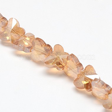 Electroplate Crystal Glass Butterfly Beads Strands(EGLA-F041-A)-2