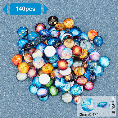 Glass Cabochons(GLAA-WH0022-65)-5