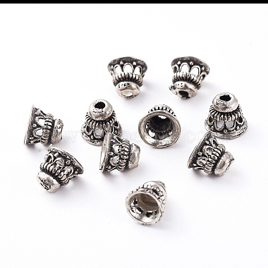 Tibetan Style Bead Caps(X-TIBEB-E013-AS)-1