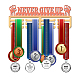 Color Gradient Iron Medal Holder(AJEW-WH0254-42)-1