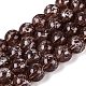 Transparent Half Spray Painted Glass Beads Strands(GLAA-Q110-02A-09)-1