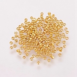 Golden Barrel Brass Beads(E002-NFG)